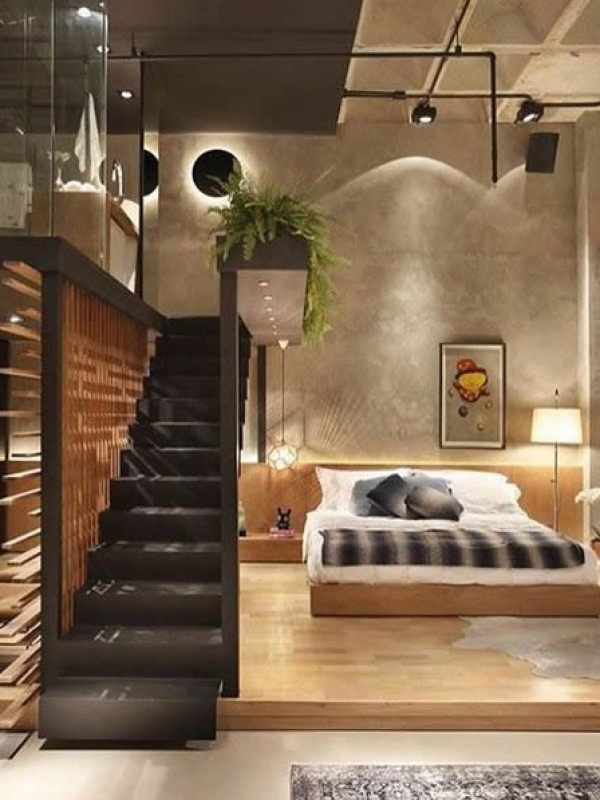 Лестница лофт 5